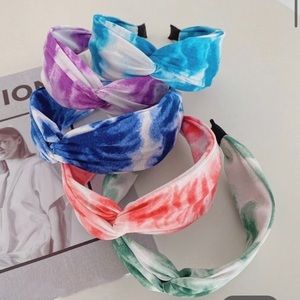 Knotted Tye dye headbands